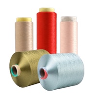 Fil chenille DTY 100% polyester orienté 150d3 haute ténacité, écologique, recyclable, certifié Oeko-Tex, pour couture et broderie