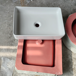 Moldes Grandes <span class=keywords><strong>de</strong></span> Silicona Personalizados <span class=keywords><strong>para</strong></span> Lavabos <span class=keywords><strong>de</strong></span> Concreto Nuevo Diseño <span class=keywords><strong>para</strong></span> Lavamanos <span class=keywords><strong>de</strong></span> Baño - Product Image 2