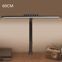 Lampe de bureau LED tactile moderne de haute qualité avec bras long et pince, idéale pour la lecture et la protection oculaire au travail ou sur ordinateur, parfaite pour les salles de lecture.