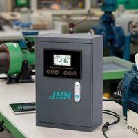 Pengontrol Pompa Otomatis JNN M1 220V/380V, Casing Logam, Layar LCD Cerdas untuk Pompa Air 3-Fasa