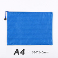 Sac à fermeture éclair en toile PVC imperméable BoYing BY0430 A5, imprimé football, organiseur de documents, utilisation scolaire, logo publicitaire personnalisable