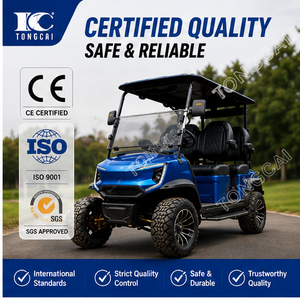 Carrito de Golf Personalizado Estilo Club, Batería de Litio de 72V, 2, 4 o 6 Plazas, 5000W, Ruedas de 14 Pulgadas, Certificado, 4x4 - Product Image 4