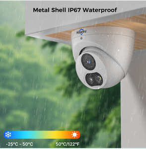 120 grados panorámicos IP67 Detección de cuerpo humano Cámara <span class=keywords><strong>IP</strong></span> CMOS Sensor Domo 12mp cámaras con almacenamiento de tarjeta Micro Sd de Audio bidireccional - Product Image 2