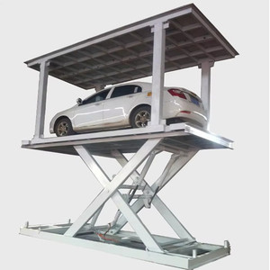 Elevadores de automóviles de <span class=keywords><strong>doble</strong></span> cubierta, garaje subterráneo, tijera, elevador de estacionamiento de automóviles, elevador de tijera para automóviles desde el sótano hasta el suelo - Product Image 1