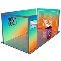 Boîte à lumière modulaire YTSF-I5 à affichage dynamique pour stand d'exposition avec toile tendue rétroéclairée, durable et facile à assembler