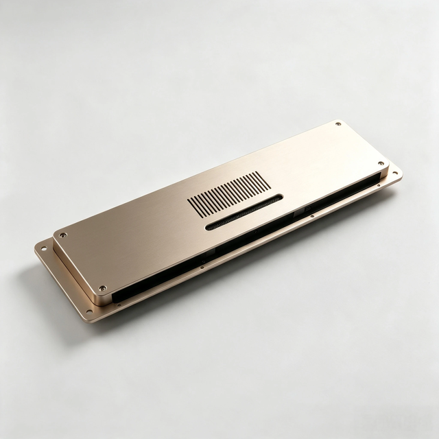 Customized Anodized Aluminum Audio Panel, Hi Fi Speaker Amplifier Metal Faceplate, OEM ODM Accept Customer Drawings