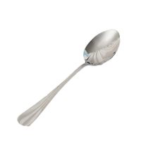 Cuillère à pointe fine en acier inoxydable 304 de qualité supérieure, ustensile pour café, thé, dessert, durable, vaisselle pour la maison et les restaurants