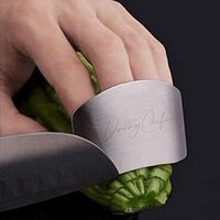 Großhandels preis Küchen zubehör Messer geschnitten Gemüse Edelstahl Handschutz Werkzeug Fingers chutz