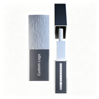 Flashdisk USB Kristal Logam 3D Laser Logo Kustom Grosir 4GB 8GB 16GB 32GB 64GB 128GB USB 3.0 Memory Stick Hadiah Promosi