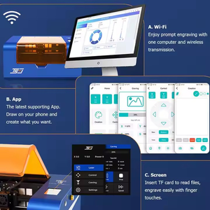 Cho twotrees TS3 10 Wát 3-in-1 <span class=keywords><strong>CNC</strong></span> Router mạnh mẽ kèm theo <span class=keywords><strong>Laser</strong></span> đánh dấu/Khắc/máy cắt cho gỗ ván ép MDF giấy - Product Image 6