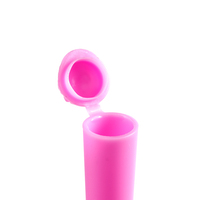 Nouveau design de couvercle accessoires pour fumeurs en plastique vente en gros Tubes en forme de tuyau de tabac multicolore Tube de stockage étanche à l'odeur