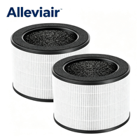 Filtres de désodorisation au charbon HEPA Alleviair avec élimination des particules 0,3 µm compatibles avec les pièces du purificateur d'air Co_way Airmega 100
