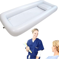 Baignoire gonflable personnalisée en usine paresseux femmes enceintes personnes âgées famille lit soins PVC Portable bain pliant