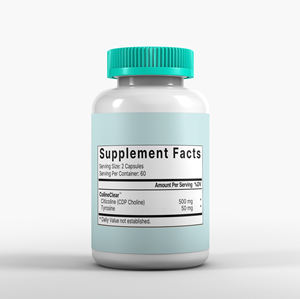 Citicoline <span class=keywords><strong>500</strong></span> mg <span class=keywords><strong>Tyrosine</strong></span> 120 Capsules Complément Alimentaire pour Tous, Sauf Femmes Enceintes - Product Image 3