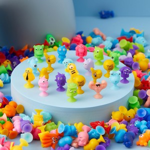 Lindos Monstruos de Silicona con Ventosa, Figuras Creativas de Animales de Dibujos Animados para Aliviar el Estrés, Juguete Antiestrés, Regalos Novedosos, Unisex - Product Image 4
