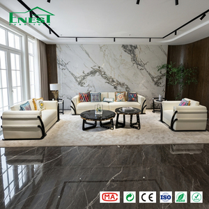 Ensemble de canapés <span class=keywords><strong>Chesterfield</strong></span> en <span class=keywords><strong>cuir</strong></span> véritable de qualité supérieure 1+2+3 places pour salon, villa, hôtel - Solution de mobilier de luxe tout-en-un - Product Image 2