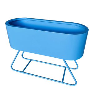 Macetas de Acero Galvanizado con Recubrimiento en Polvo, Duraderas y Ecológicas, para Hogar, Jardín, Cafetería, Balcón, Venta Directa de Fábrica - Product Image 1