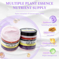 Crème Coiffante Professionnelle Hydratante Longue Durée au Beurre de Karité et Huile d'Olive pour Boucles Définies et Brillance