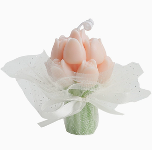 Candela Votiva Aromaterapica Creativa Fatta a Mano in Cera di Soia, a Forma Floreale Moderna ed Ecologica per Occasioni Festive e Diwali - Product Image 5