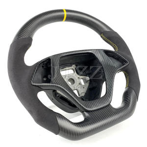 100% intérieur de voiture de volant en fibre de carbone véritable pour <span class=keywords><strong>Chevrolet</strong></span> Camaro <span class=keywords><strong>Corvette</strong></span> <span class=keywords><strong>C7</strong></span> <span class=keywords><strong>2014</strong></span> 2015 2016 2017 2018 2019 - Product Image 3