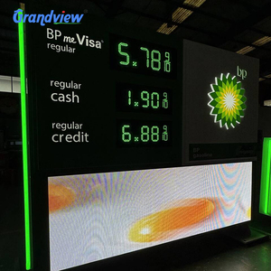 Rf điều khiển từ xa giá gas số dấu hiệu <span class=keywords><strong>LED</strong></span> hiển thị mô-đun lật số hiển thị giá để bán - Product Image 2