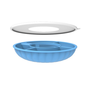 Tasse de tyran de glace transfrontalière avec couvercle <span class=keywords><strong>Assiette</strong></span> à collation Coupe à collation Stanley <span class=keywords><strong>Assiette</strong></span> à fruits Convient pour tasse en silicone 40oz 30oz - Product Image 2