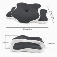 Oreiller ergonomique moderne en mousse à mémoire de forme en forme de papillon, soutien cervical pour le sommeil, vente en gros, usine OEM ODM