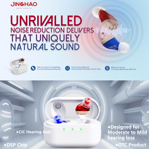 Aparelhos Auditivos JINGHAO A17 Mini Invisíveis CIC com 16 Canais para Surdos - Product Image 6