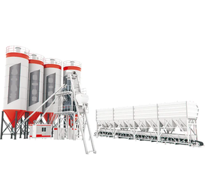 Centrale à béton HZS180C10H de 180 m³/h à haute efficacité, nouvelle usine de malaxage de béton de renommée chinoise, machinerie pour béton - Product Image 1
