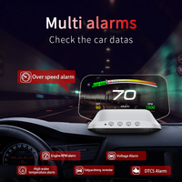 Neues Head-up-Display HUD C3 OBD GPS-Tachometer Auto 48 Arten von vollständigen Autodaten Großbild schirm Doppel anzeige