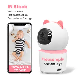 Preço de fábrica 1080p tuyaApp Baby Monitor Câmera de segurança doméstica Mini Câmera sem fio Wifi 2mp Ip Segurança ptz Cctv Câmera