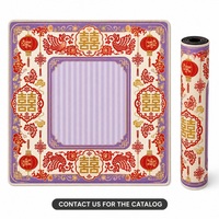 Tapis d'ordinateur portable antidérapant de style folklorique chinois, housse de table de mahjong pour le mahjong américain, vente en gros
