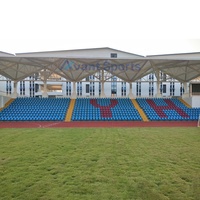 Avant Sports Stade Sièges Tribune Stade De Football Avec Toit Blanchisseur Événements Tribune Chaises Gradins Fixe Sièges Avec Dossier