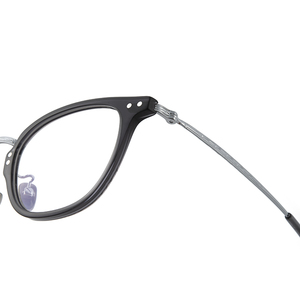 Nhà Máy Bán Buôn Sang Trọng Titan Quang Học Khung Kính Mắt Chất Lượng Cao Đầy Đủ Khung Kính Phụ Nữ Titan Kính Khung - Product Image 6