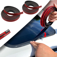 Bande d'étanchéité universelle en mousse EPDM en forme de T pour voiture, auto-adhésive, pour coupe/soudure, isolation phonique