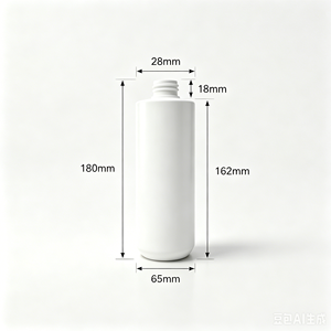 Botella de 500 ml para Jabón Líquido, HDPE Blanco, Acabado Mate, Recargable, para Champú, Loción, Sérum para el Cuidado de la Piel, con Logotipo Personalizado Gratuito - Product Image 3