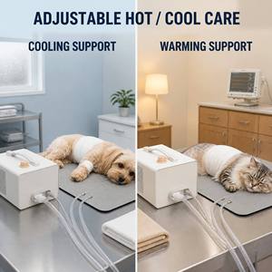 Système de soins vétérinaires à température constante ZT pour animaux de compagnie : Coussin de refroidissement et de chauffage rapide pour chiens et chats, prévention des coups de chaleur - Product Image 6