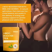 Thé stimulant de la libido OEM Ashwagandha Ginseng Maca pour l'énergie sexuelle et l'endurance 10 sachets