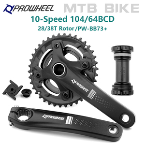 <span class=keywords><strong>Pédalier</strong></span> de VTT <span class=keywords><strong>Prowheel</strong></span> 2*9/10/11S avec manivelle de 170mm et support inférieur de bras 28/38T pièces de vélo VTT essentielles BB - Product Image 6