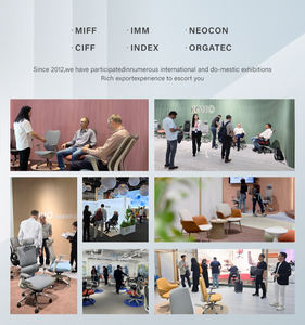 كرسي مكتب شبكي فاخر دوار 180 درجة قابل للإمالة ومريح للمؤتمرات للموظفين والمديرين - Product Image 4