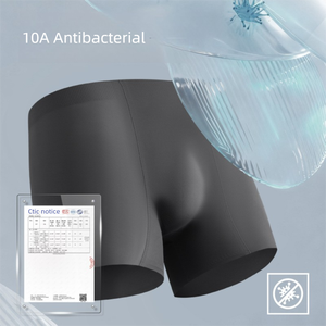 Calzoncillos Boxer Sin Costuras para Hombre, Ropa Interior Deportiva Transpirable Antibacteriana Tech 10A de una Pieza, Leggings Largos - Product Image 4