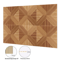 Panneaux muraux acoustiques en liège imitation bois pour tableau d'affichage en PET, vente en gros, pour cinéma maison, studio, salle de conférence, chambre à coucher