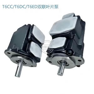Pompe à palettes monophasée Shunjin T6C T6D T6E, pompe hydraulique quantitative de surpression, axe droit - Product Image 3
