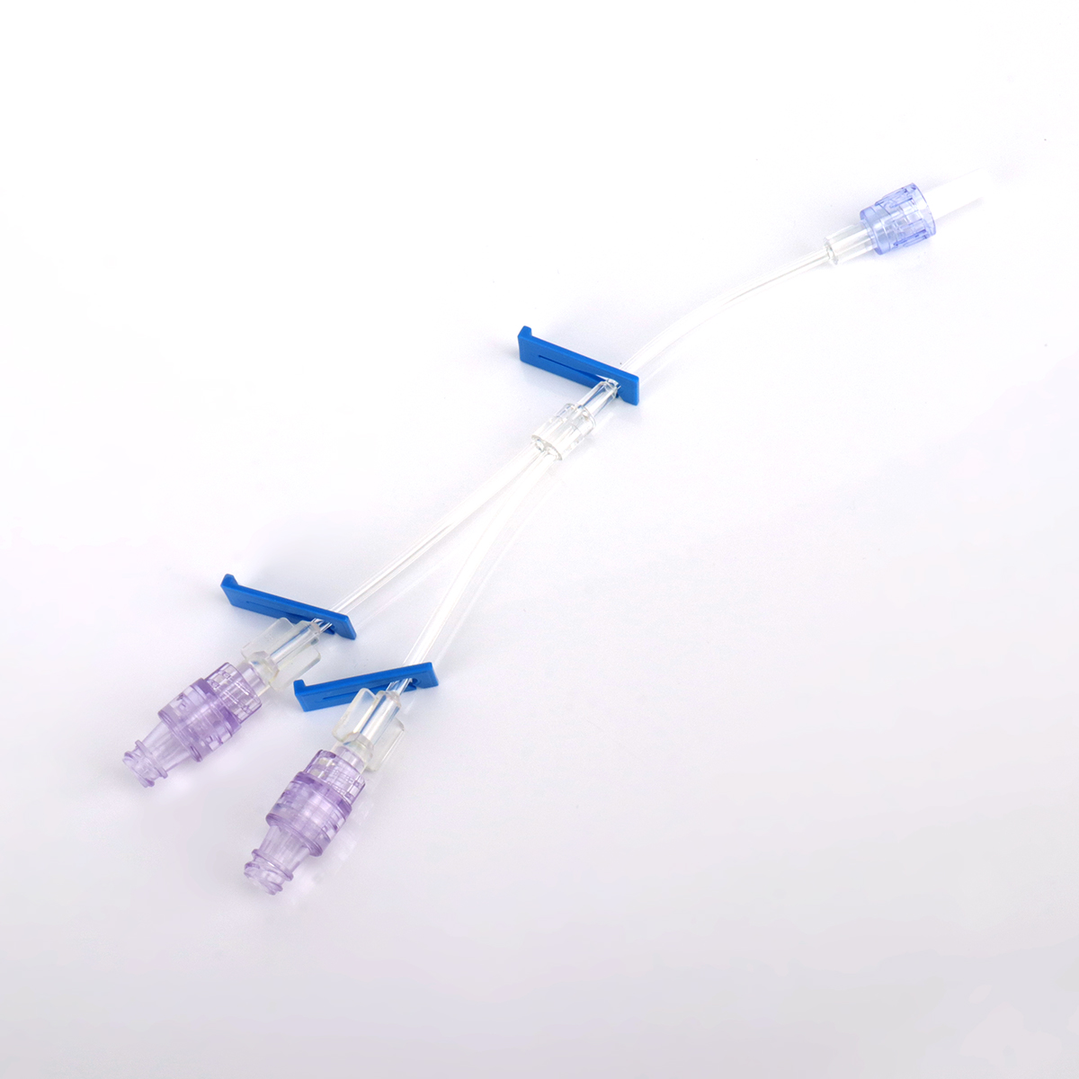 Tubo de extensión de cuatro vías CE e ISO con conector sin aguja neutral de cuatro vías sin necesidad de aguja
