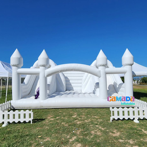 Nuova <span class=keywords><strong>casa</strong></span> gonfiabile di rimbalzo per interni/esterni blu chiaro di tendenza per ragazze principessa partito <span class=keywords><strong>arco</strong></span> Design castello gonfiabile a noleggio - Product Image 4