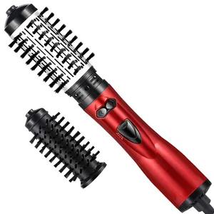 2in1 Auto Hair Curler Rotating Styler & Hair Dryer Includes 2 Heads Spinning Hot Air Brush Styling One Step Hair Dryer Brush