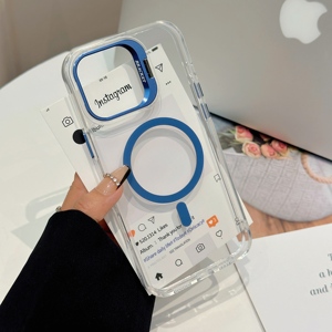 <span class=keywords><strong>เคส</strong></span>โทรศัพท์มือถือดูดซับแรงกระแทกแม่เหล็กโปร่งใสสำหรับ itel A60 <span class=keywords><strong>A70</strong></span> A05S A04 - Product Image 3