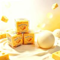 Jouet anti-stress en forme de cube de fromage, sonore et moelleux, jouet fantaisie à presser pour enfants, vente en gros