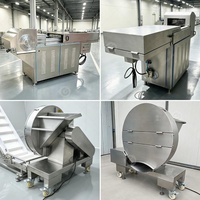 Machine industrielle de découpe, de broyage et de déchiquetage de viande pour poulet congelé