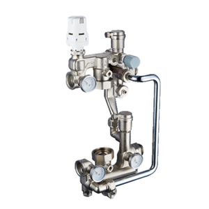 HUIBO HB-16401 Set di Controllo Termostatico Moderno in Ottone per Riscaldamento a Pavimento Idronico con Pompa di Circolazione e <span class=keywords><strong>Valvola</strong></span> di <span class=keywords><strong>Sfiato</strong></span> dell'Aria - Product Image 1